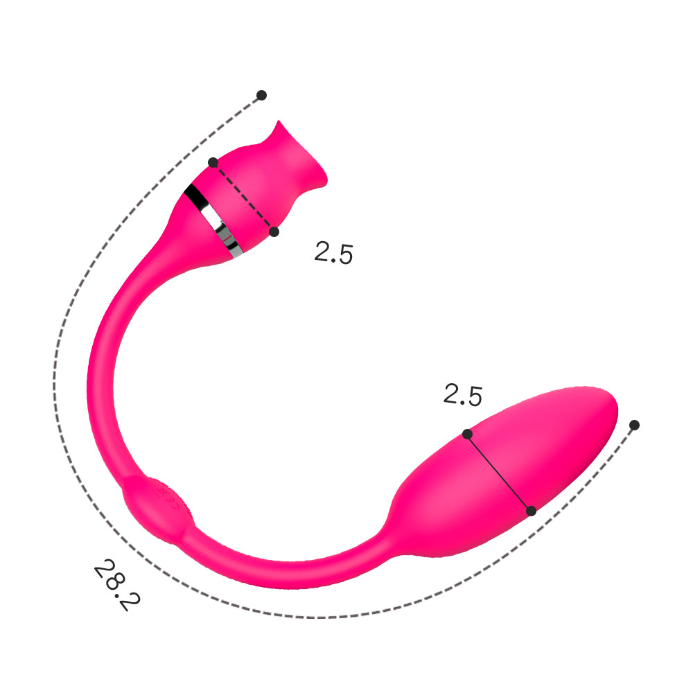 クリトリス舐め機能付きエッグ玩具高周波の舌で猛烈に舐める