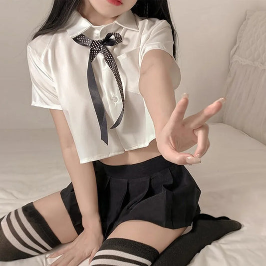 純情な美少女風JK制服 コスプレ セクシー ランジェリー 過激 可愛い 女子高生 コスプレ Minhodo