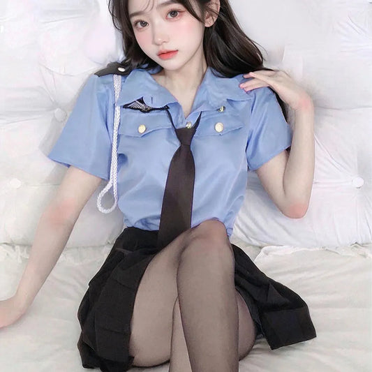 セクシーポリス制服 コスプレ セクシー ランジェリー 過激 警察官スタイル 女性 コスプレ Minhodo
