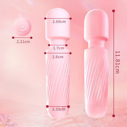 ミニ魔法電マ全身を挑発