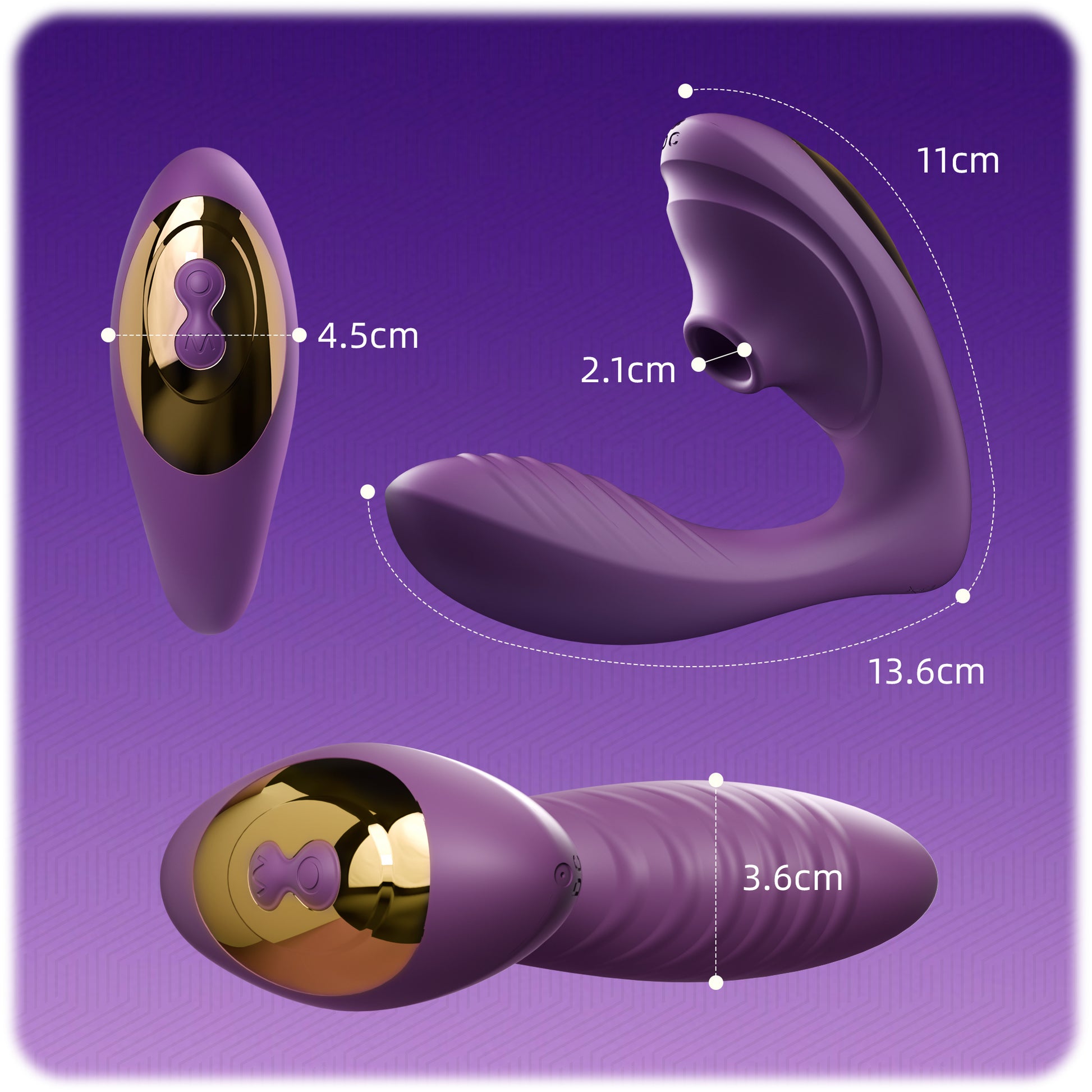 装着型吸振密かな吸引とダブル振動が織りなす、抗えないときめきを呼び覚まします。