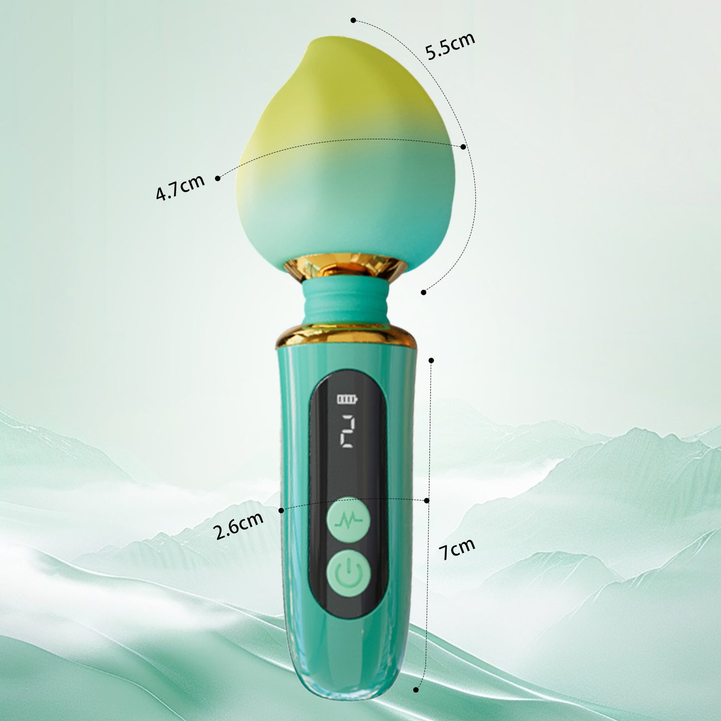 ピンクピーチバイブ360度回転し、広範囲のマッサージで快感が次々と押し寄せ、甘美な夢の世界へと誘います。