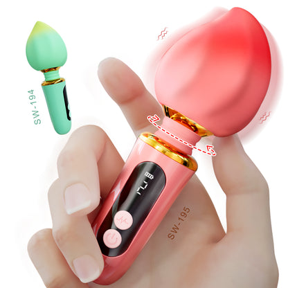 ピンクピーチバイブ360度回転し、広範囲のマッサージで快感が次々と押し寄せ、甘美な夢の世界へと誘います。