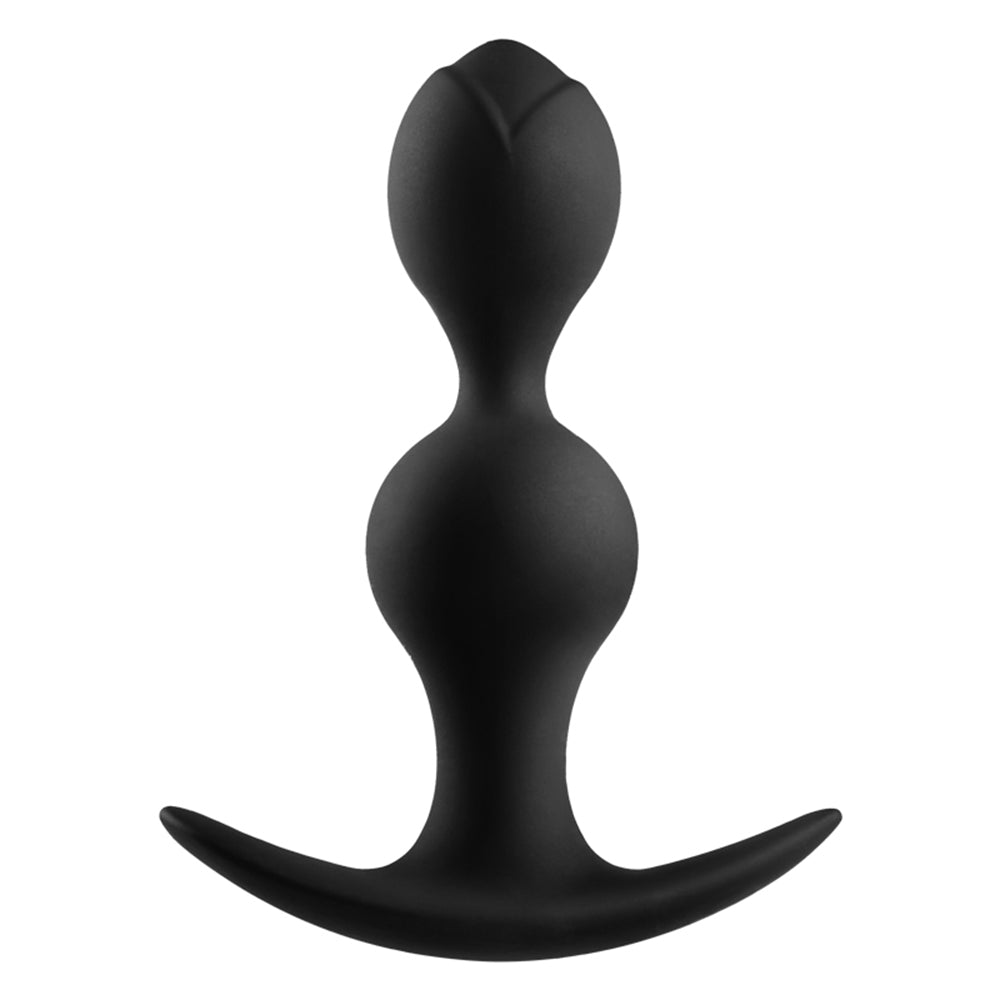 薔薇の形をしたボールアナルプラグ２個の内臓ボールが遠心力の原理で振動するためアナル内側をマッサージします