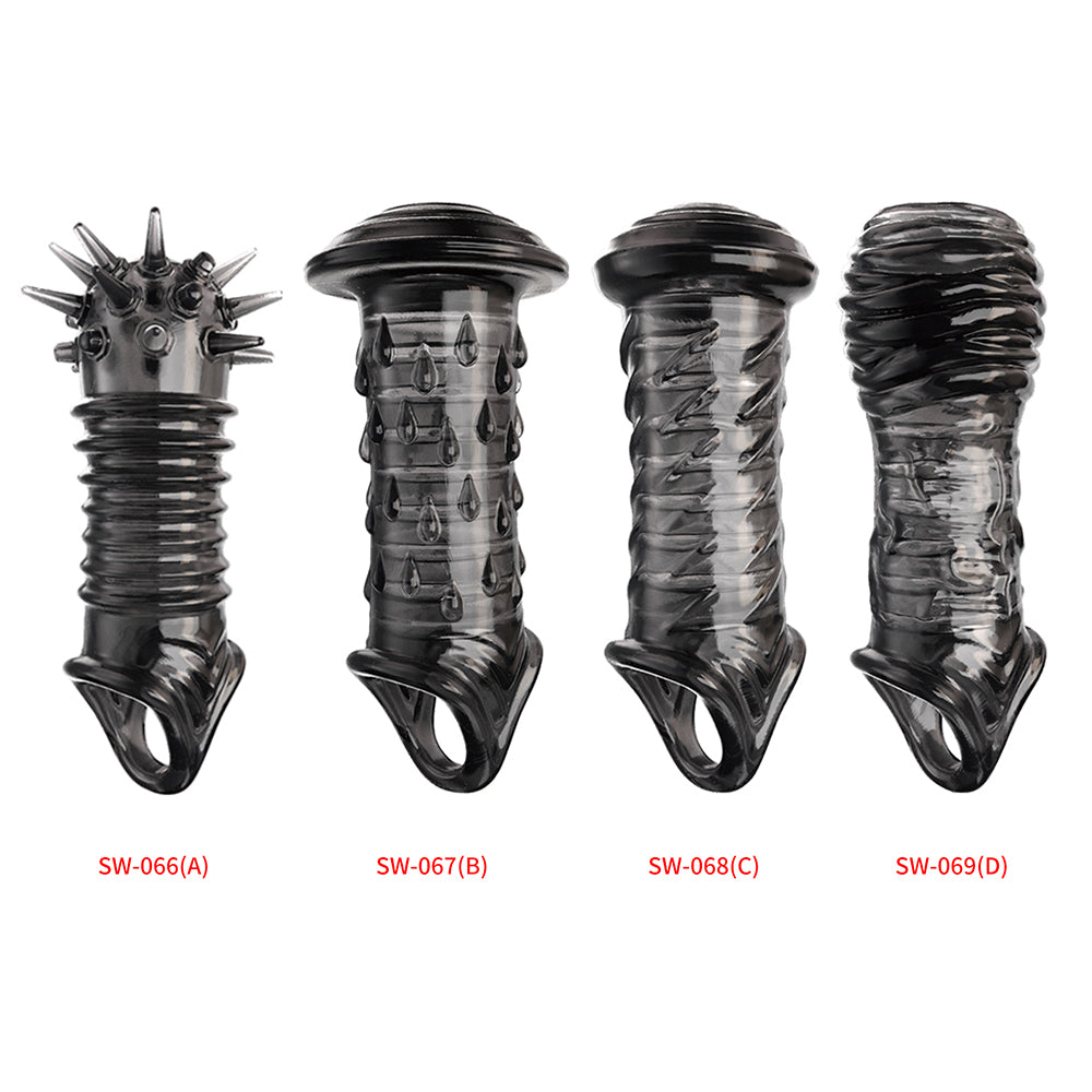 多様ペニスフルブーストサック（ウルフティース）ダブル精子束縛