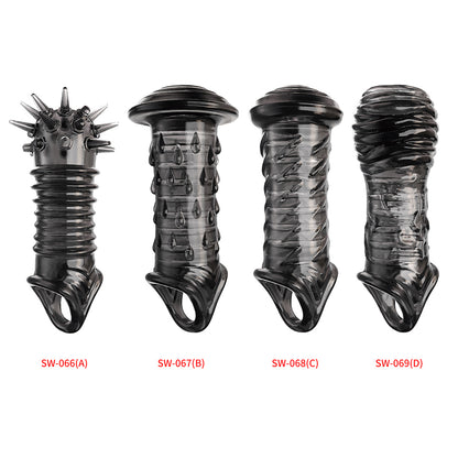 多様ペニスフルブーストサック（ウルフティース）ダブル精子束縛