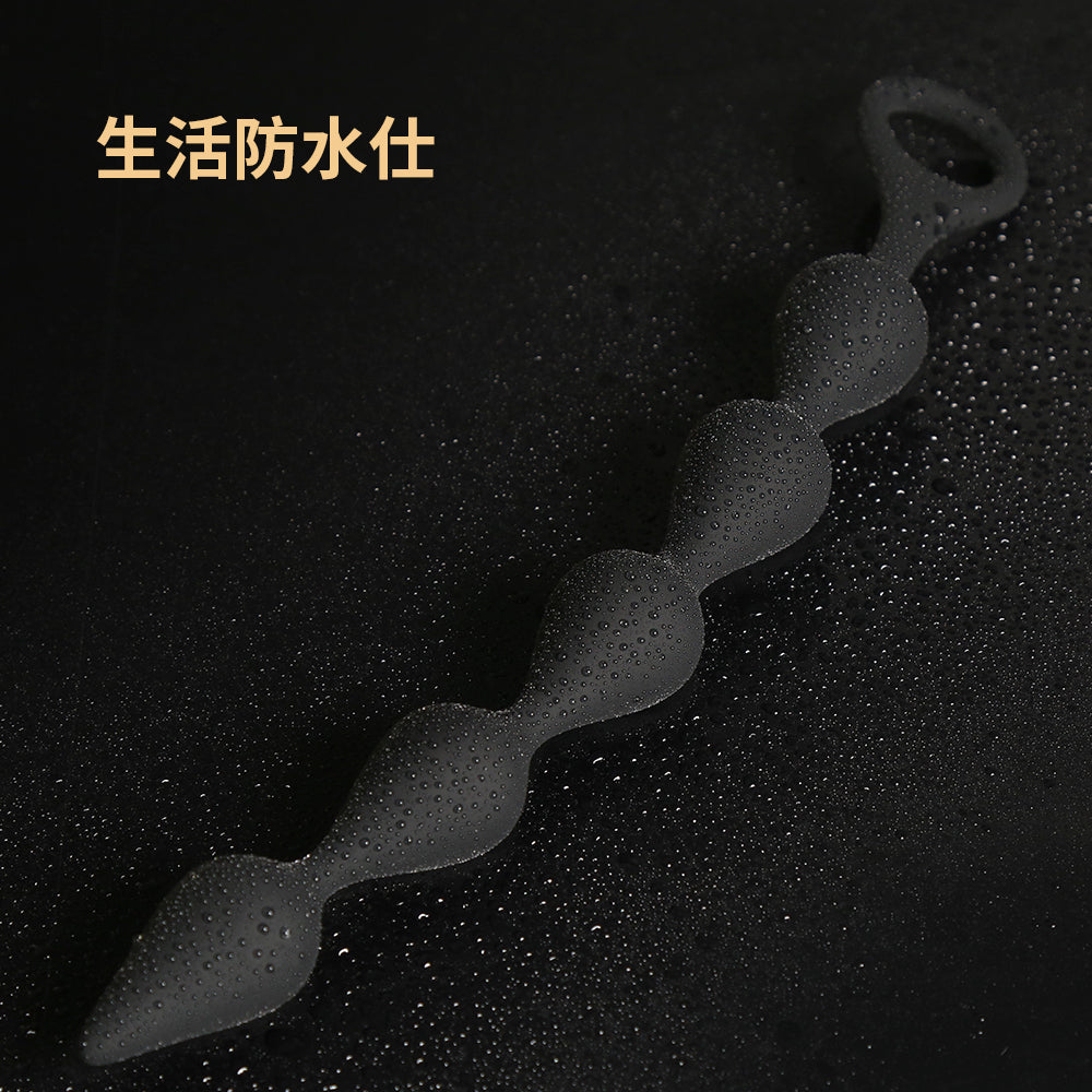 シリコンビーズ順序立てて引き出し、快感は蓄積されます