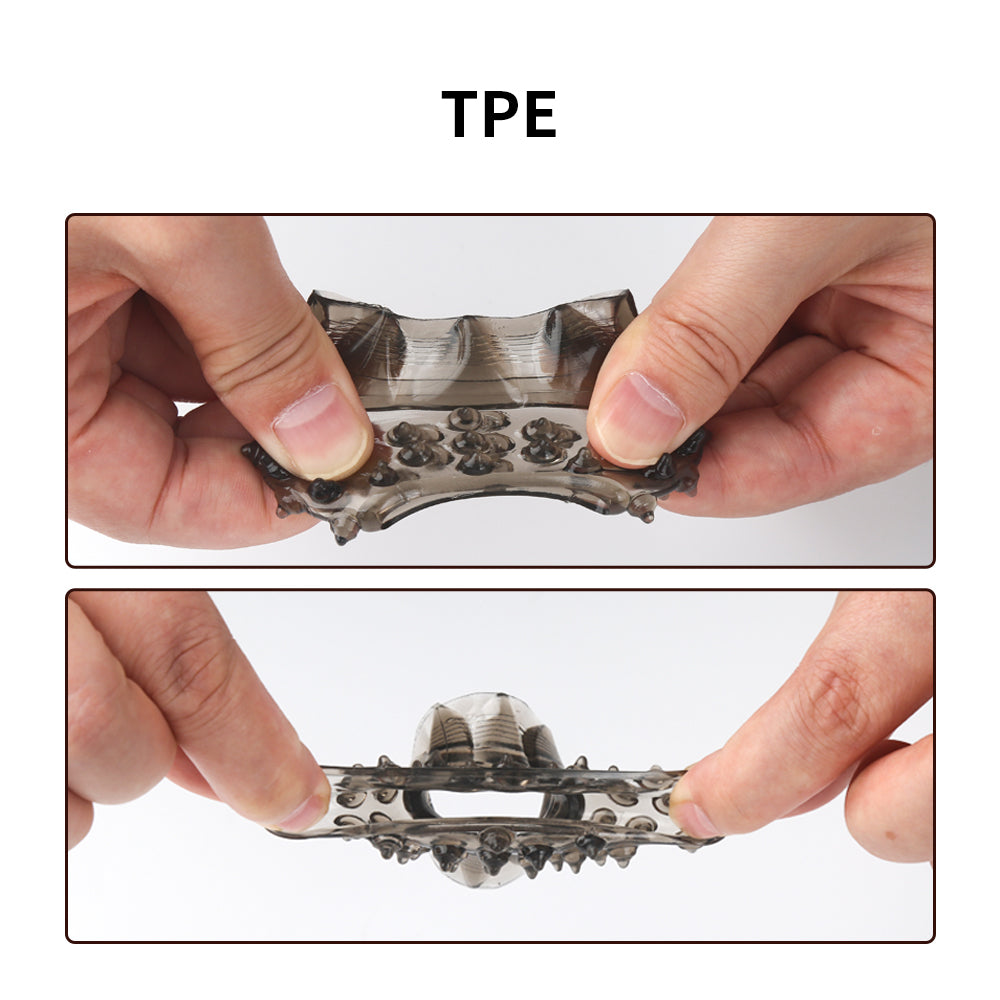 しこりクリング360°包み込む、物理的に亀頭の敏感度を下げますので,早漏防止にもなります