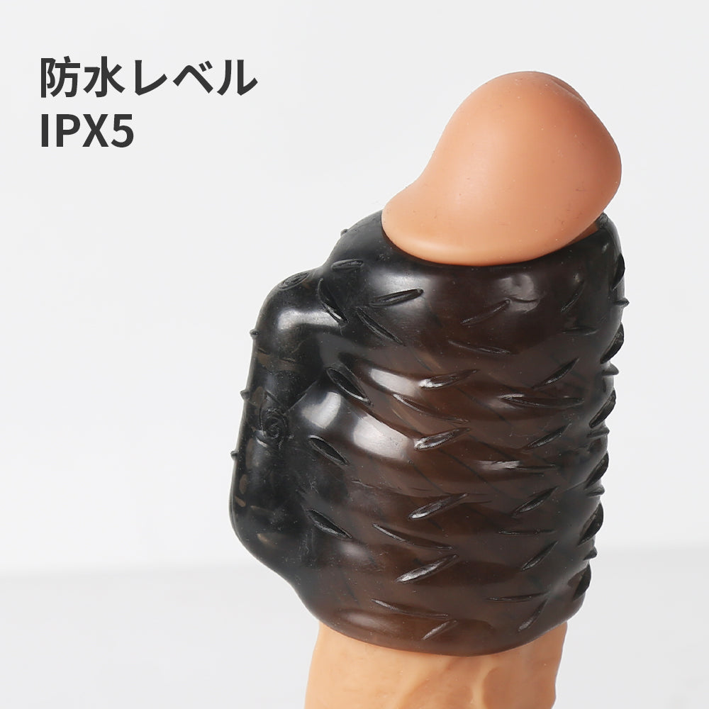 内部振動のペニススリーブ内側の滑り止めデザイン