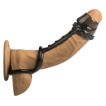 棘たっぷり水晶ペニスサックダブル精子束縛