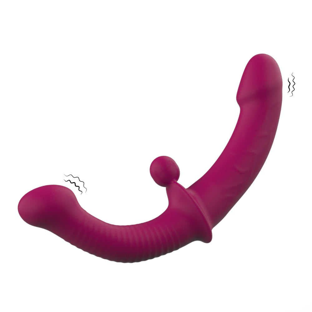 レズダブル楽しむバイブリアルな抜き差し、麻痺するほど強い振動