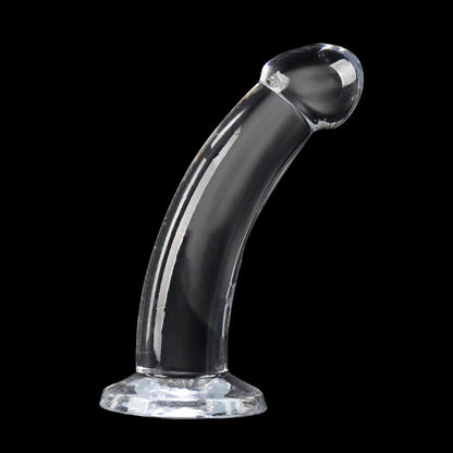 透明アナルプラグ人体に優しいデザインをしています