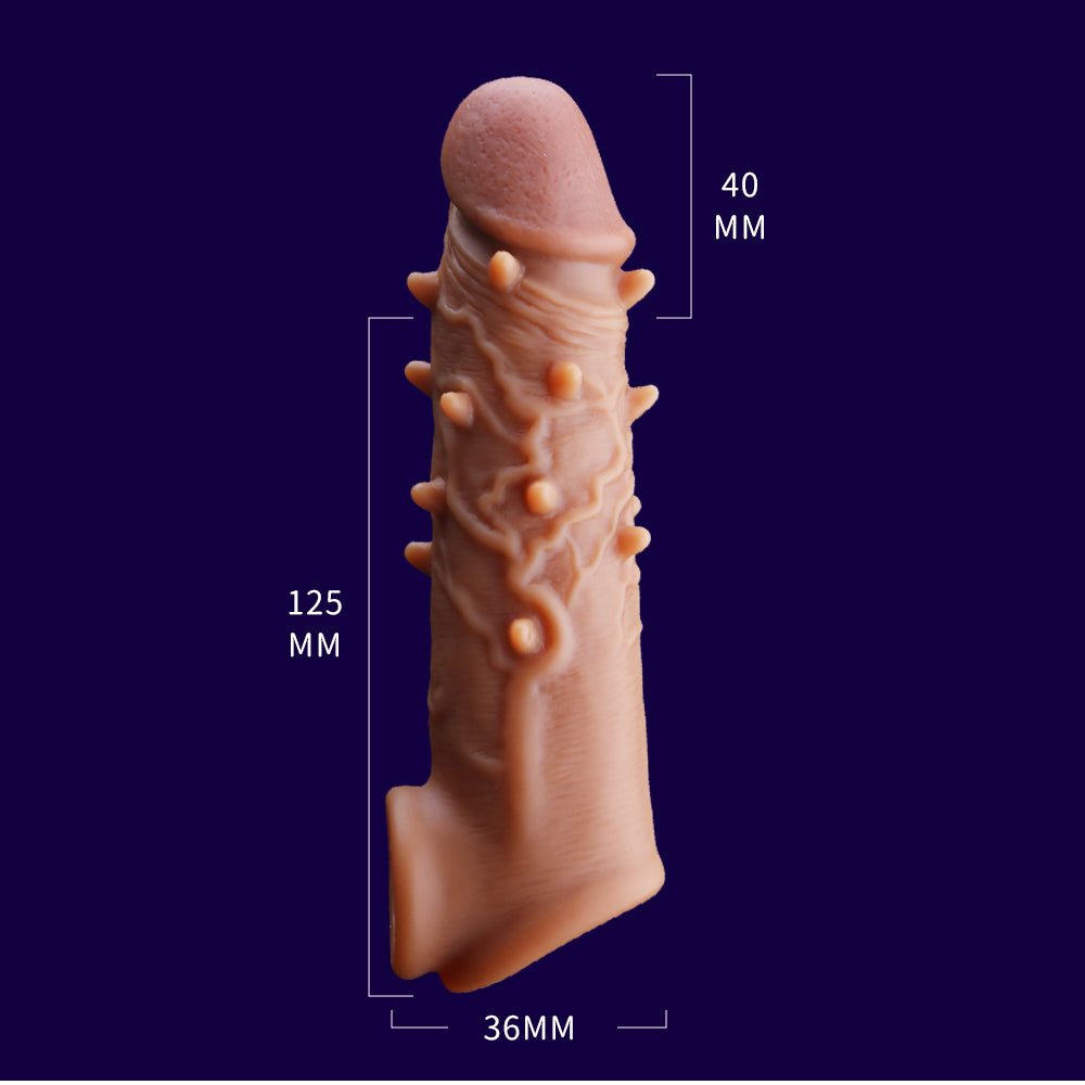 三開通点ペニスサックダブル精液束縛