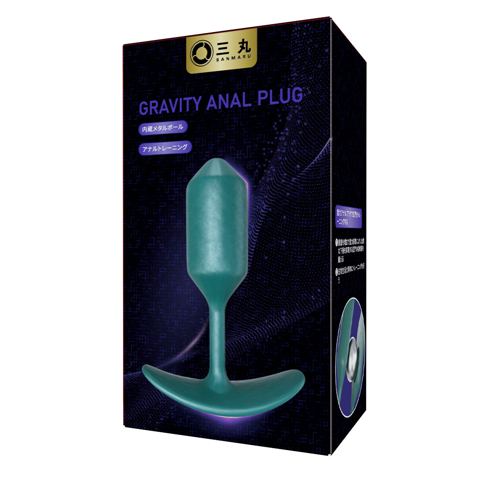 重力式アナルプラグ内蔵重力ボール、締まった肛門