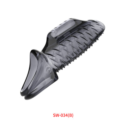 3点開振動ペニスサックダブル精子束縛