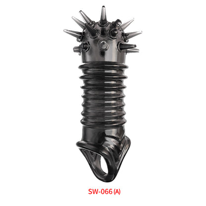 多様ペニスフルブーストサック（ウルフティース）ダブル精子束縛