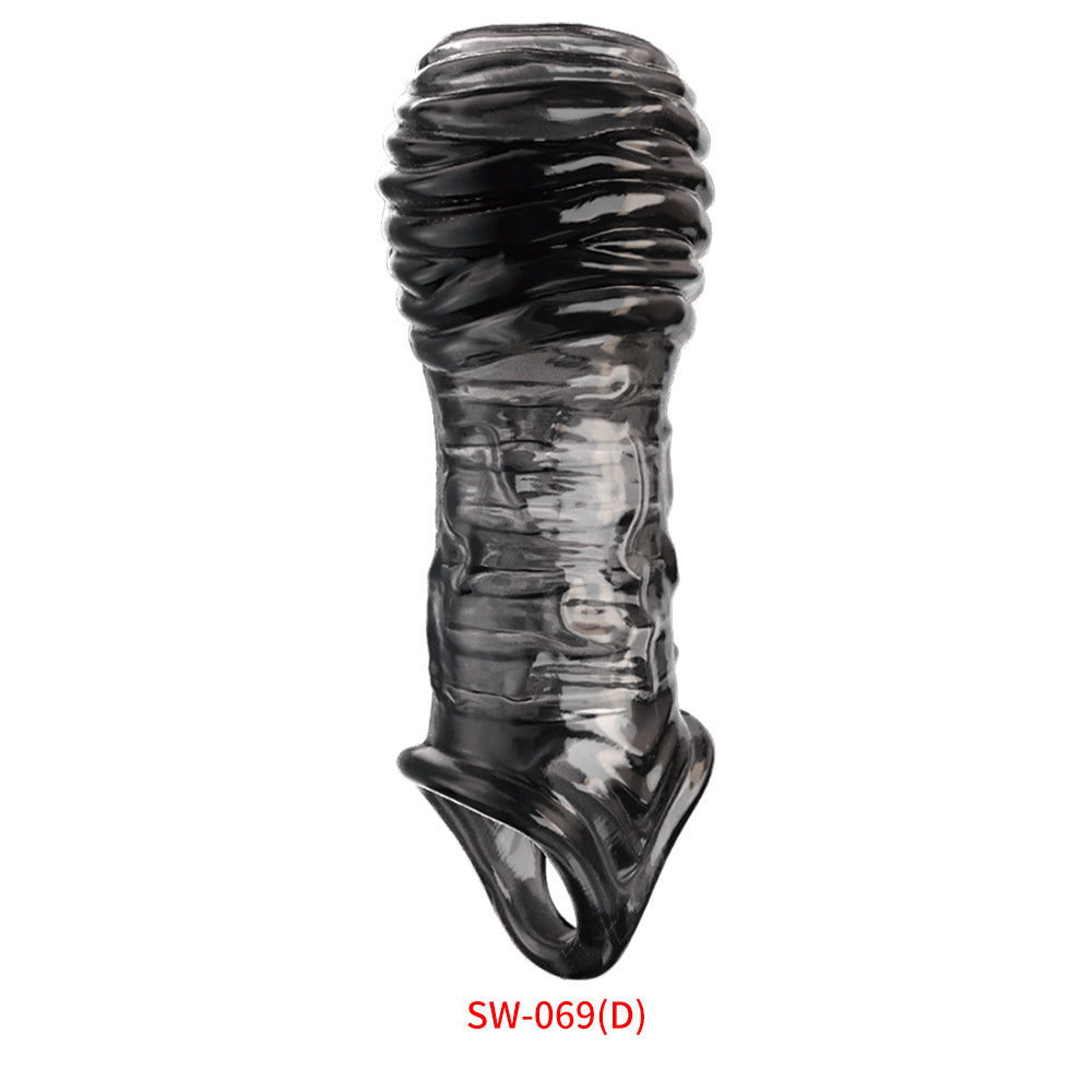 多様ペニスフルブーストサック（ウルフティース）ダブル精子束縛