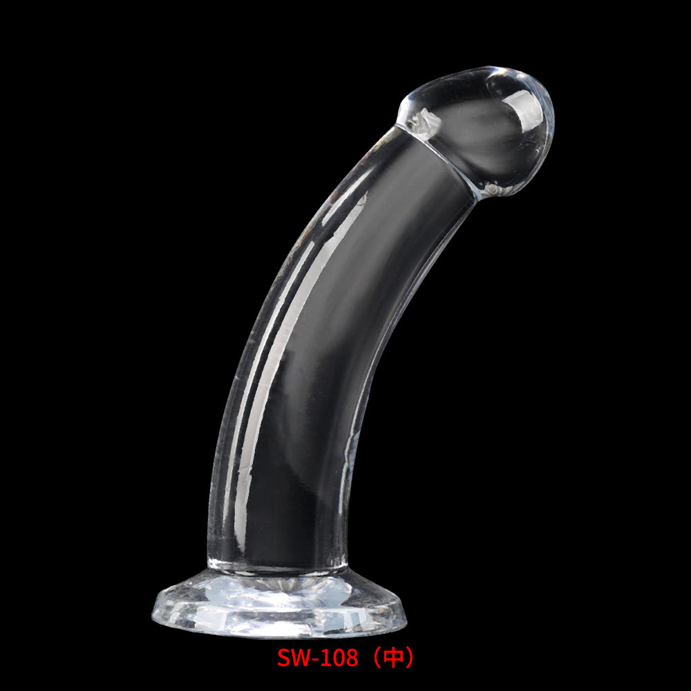 透明アナルプラグ人体に優しいデザインをしています