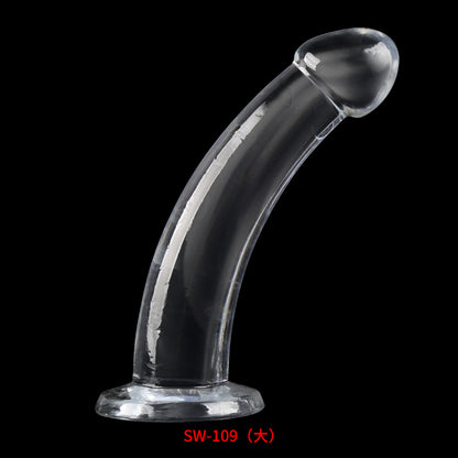 透明アナルプラグ人体に優しいデザインをしています