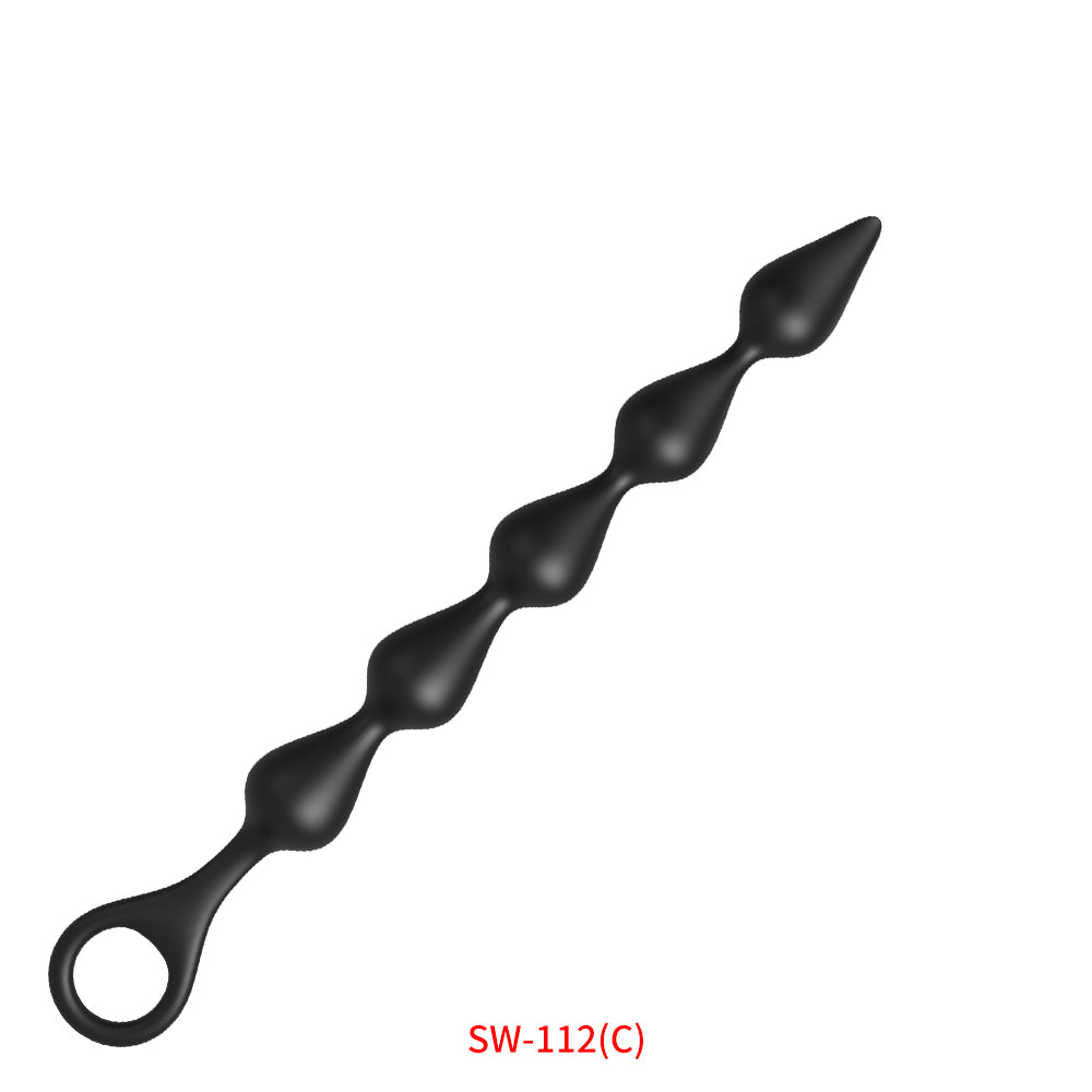 シリコンビーズ順序立てて引き出し、快感は蓄積されます