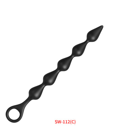 シリコンビーズ順序立てて引き出し、快感は蓄積されます