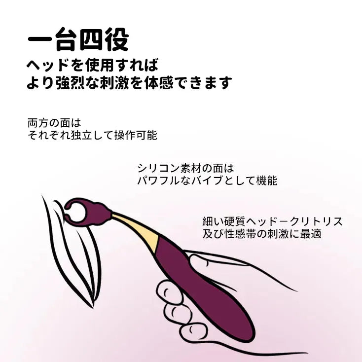 ベアトリス 交換ヘッドの電マ SVAKOM
