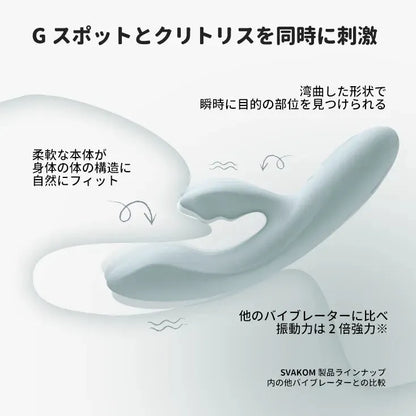 チカ 加熱ラビットバイブ SVAKOM