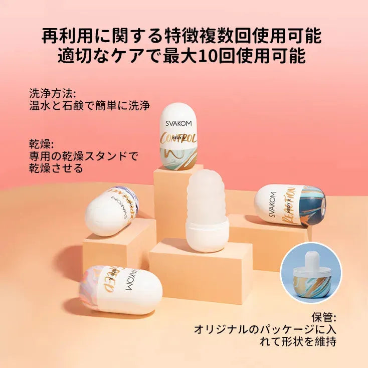 ヘディエックス 手動オナホールセット SVAKOM