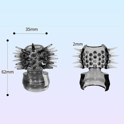 ハリネズミリング 360度 突起刺激 ペニスリング 太さ強化 サイズアップ感 1 360度 Minhodo