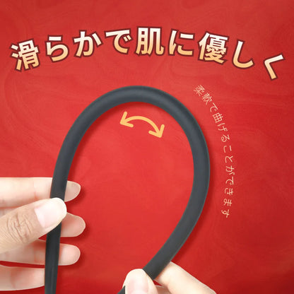 尿道プラグ 5個セット 吸盤付き 極長 尿道開発 螺旋テクスチャー 固体シリコン 5個セット Minhodo