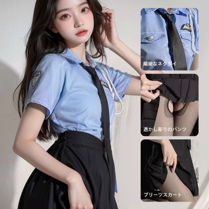 セクシーポリス制服 コスプレ セクシー ランジェリー 過激 警察官スタイル 女性 コスプレ Minhodo