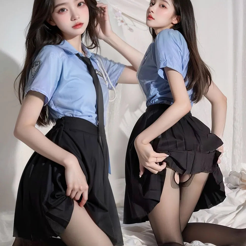 セクシーポリス制服 コスプレ セクシー ランジェリー 過激 警察官スタイル 女性 コスプレ Minhodo