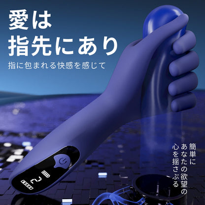 酥妙なタッチ指型バイブ 触手握り刺激 9振動モード 亀頭ペニス包みトレーニング  触手握り刺激 Minhodo
