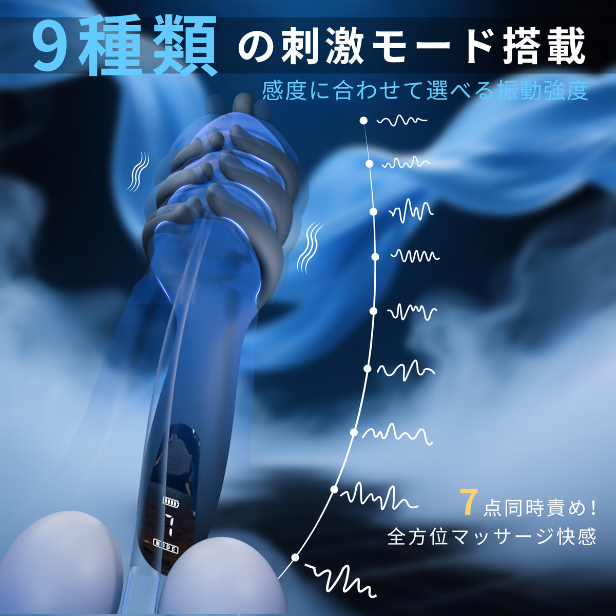 指7本型オナホール オナホール