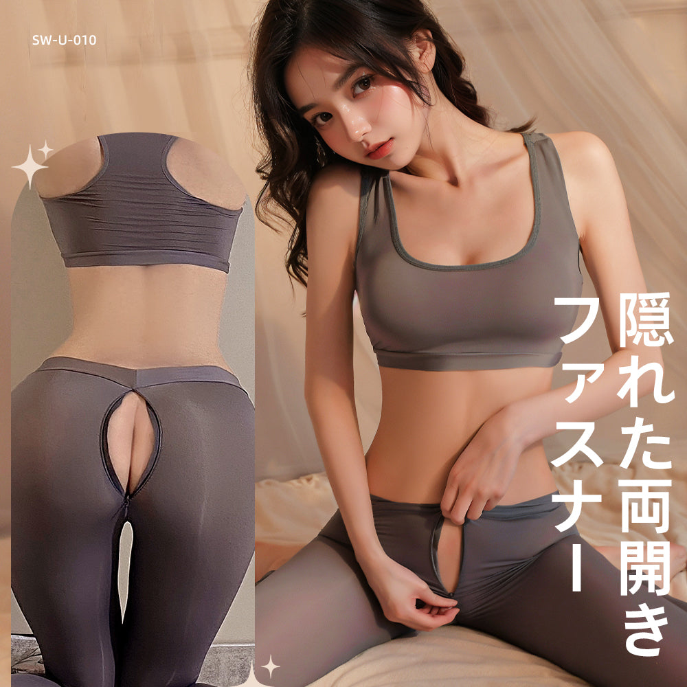 クロッチオープンヨガパンツ 大人のおもちゃ